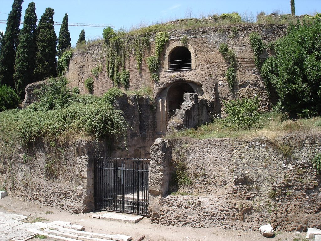 The Mausoleum of Augustus in Rome The mausoleum in 2015