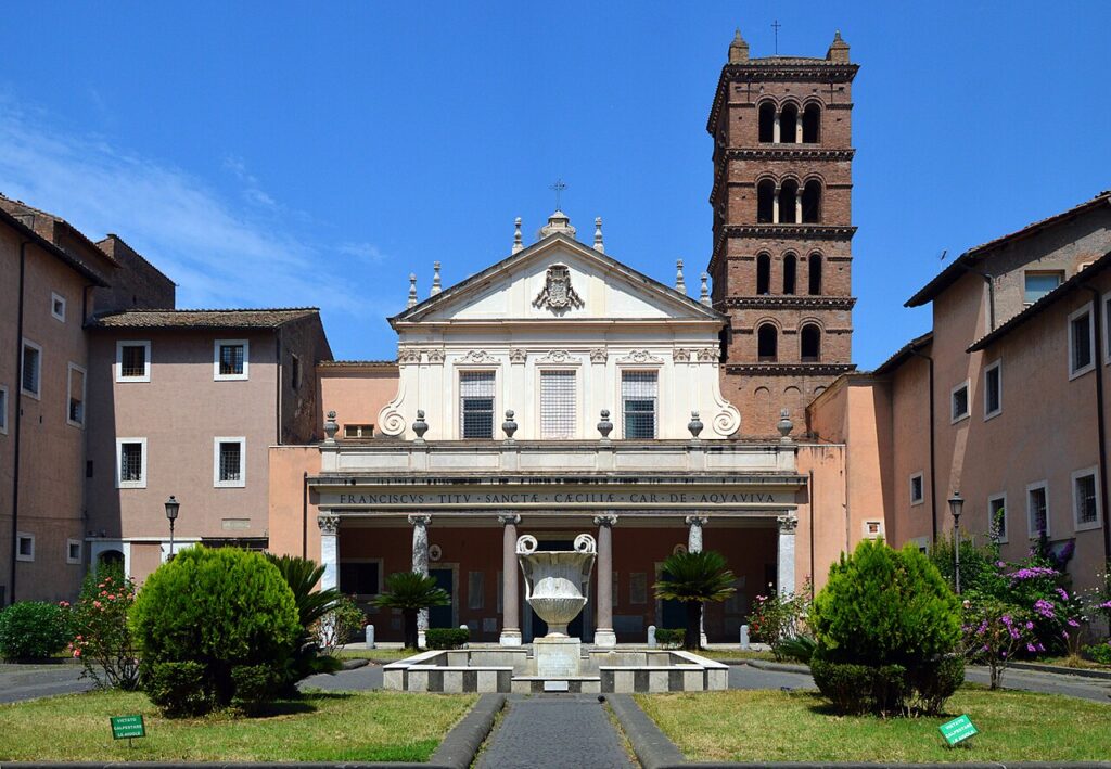 Underground Rome: The Most Fascinating Hidden Sites Beneath the Eternal City 1280px Roma Basilica di Santa Cecilia in Trastevere 2023 09 10 22 00 42 001